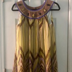 JAX Sleeveless Lime Green Mini Dress-Small